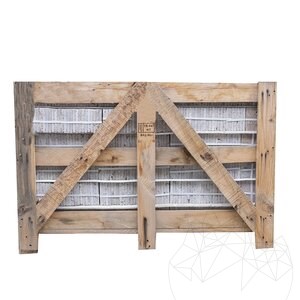 Classic Cross Cut Tumbled Travertin, 10 x 10 x 1 cm - Economy