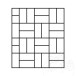 Tundra Grey homokfúvott márvány, 15.2 x 30.5 x 3 cm - Külön rendelhető termék