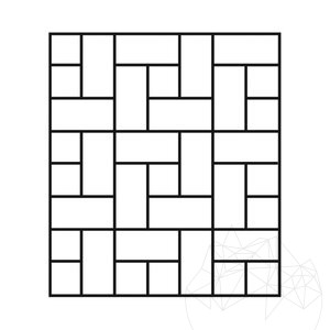 Noce Cross Cut csiszolt és vésett élű travertin, 30,5 x 15,2 x 3 cm
