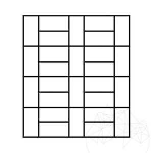 Classic Wave Cut csiszolt travertin, 61 x 30.5 x 1.2 cm