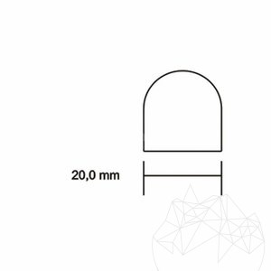 Klasszikus travertin M1 profil, 2 x 2 x 30,5 cm