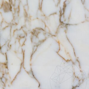 Arabescato Oro polírozott márvány, 61 x 30.5 x 1 cm, átlátszó