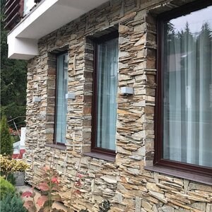 Slate Homa 3D Strips | Dekoratív kő függőleges burkolatokhoz, kültér-belső (10-12/pallet)