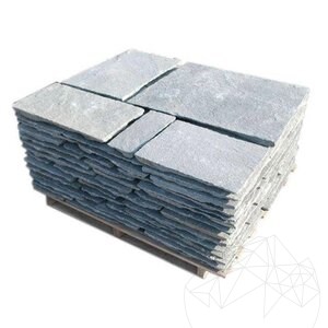 Kavala kézzel vágott római mintás Riven Slate, 2.5-4.5 cm