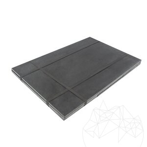 Nero Riven Slate francia mintás szett, 1 cm