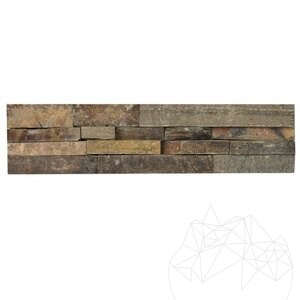 Barna pala falburkoló panel, 15 x 60 cm