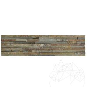 Multi Slate csíkos falburkolati panel, 15 x 60 cm