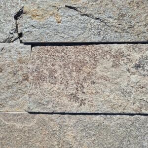 Slate Sahara Natur, 10cm x LL x 1.3cm | Dekoratív kő - függőleges csempe, kültéri-kültéri (25sqm/pallet)