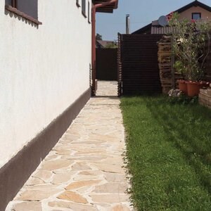Rhodos Lespezi sokszögletű pala Rhodos Lespezi - Természetes kő burkolatokhoz, kerti lépcsőkhöz, utakhoz (1 nm = 3-5 db)