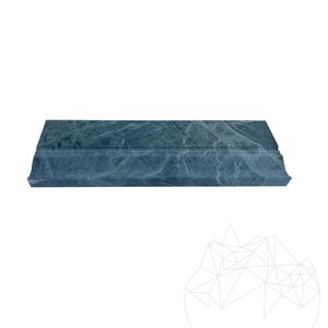 Teos zöld márvány M10 szegélyléc, 10 x 30.5 x 2 cm