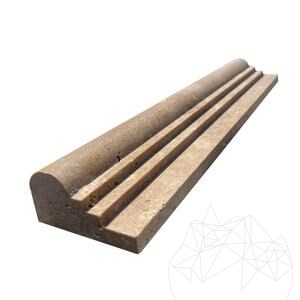 Noce Travertin M7 szegélyléc 2.5 x 6 x 30.5 cm