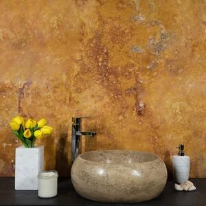 Fürdőszobai mosogató - Latte Travertin RS-21, 41 x 34 x 15 cm