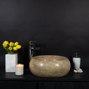 Fürdőszobai mosogató - Latte Travertin RS-21, 41 x 34 x 15 cm