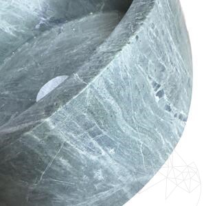 Mosdókagyló Matia Teos zöld márvány RS-22