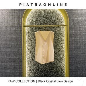 Black Crystal Lava Design Födém, 3 cm