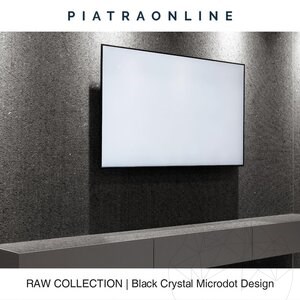 Black Crystal Microdot Design Födém, 2 cm