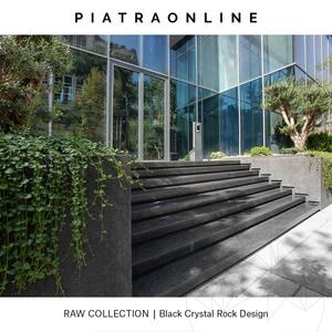 Black Crystal Rock Design Födém, 2 cm