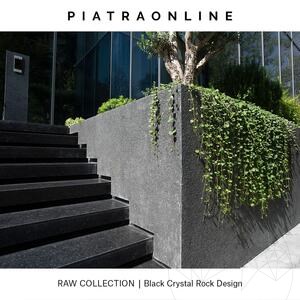 Black Crystal Rock Design Födém, 2 cm