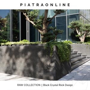 Black Crystal Rock Design Födém, 3 cm