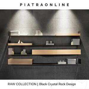 Black Crystal Rock Design Födém, 3 cm