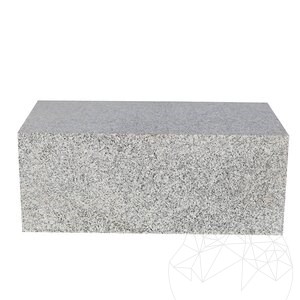 Bianco Sardo fűrészelt gránit poller 20 x 25 x 50 cm
