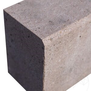 Rosso Italia, porfír, Andezit szegélykő, vágott + ferde 1 L,  10 x 15 x 50 cm