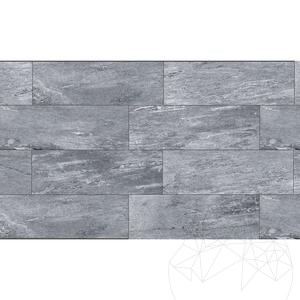 Szintezett kő L'ALTRA PIETRA Cervino Dark, 40 X 120 X 2 cm, R11 - Csúszásmentes kültéri használatra