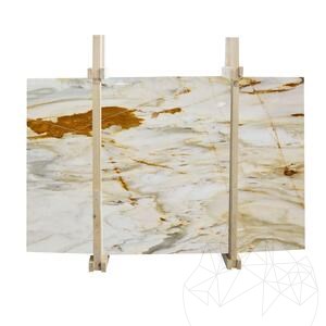 Calacatta Borghini polírozott márványlap, 2 cm