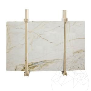 Calacatta Borghini polírozott márványlap, 2 cm