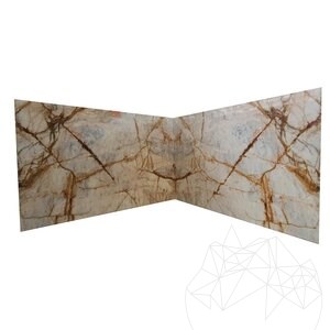 Calacatta arany polírozott márványlap, 2 cm