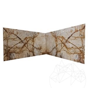 Calacatta arany polírozott márványlap, 2 cm