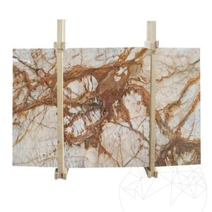 Calacatta arany polírozott márványlap, 2 cm