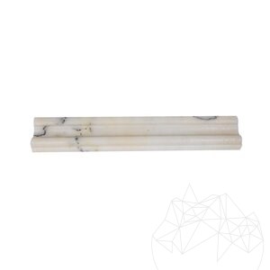 Calacatta Lilac M17 márványszegély, 4.8 x 30.5 cm