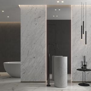 Carrara White Canvas Design  Födém  2CM