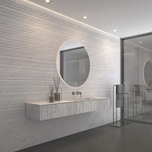Carrara White Step Design Födém  2CM