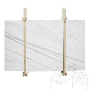 Cascade fehér csiszolt márványlap, 2 cm