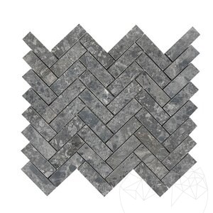 Ceppo Grey Chevron márványcsiszolt mozaik