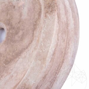 Fürdőszobai mosogató - Klasszikus travertin RS 17, 42 x 12 cm