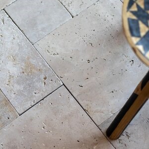 Travertin Classic Cross Cut Antik/Bukott Mini Roman Bond, 3cm