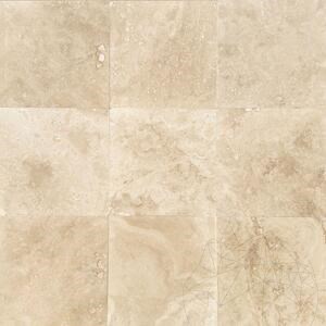 Klasszikus polírozott PREMIUM Travertin Vakolt 30,5 x 30,5 x 1,2 cm 