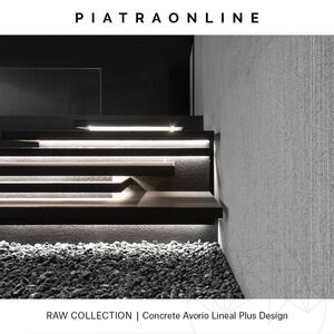 Concrete Avorio Lineal Plus Design Födém, 2 cm