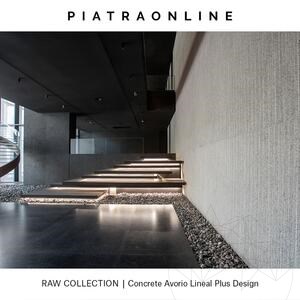 Concrete Avorio Lineal Plus Design Födém, 2 cm