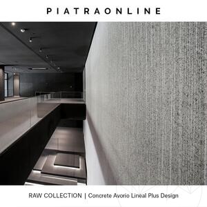 Concrete Avorio Lineal Plus Design Födém, 2 cm