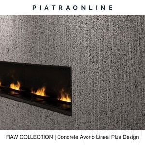 Concrete Avorio Lineal Plus Design Födém, 2 cm