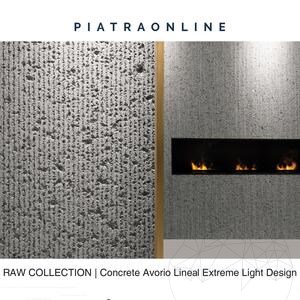 Concrete Avorio Lineal Extreme Light Design Födém, 3 cm