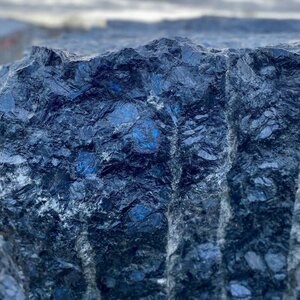 Extra kék polírozott Labradorite, 60 x 30 x 2 cm