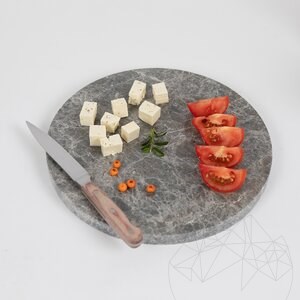 Természetes kőből készült tésztatábla