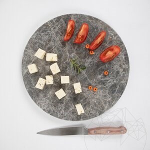 Természetes kőből készült tésztatábla