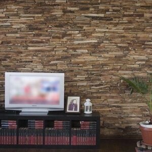 Pala Rhodos 3D csíkok | Dekoratív kő függőleges burkolatokhoz, kültér-belső (10-12/pallet)