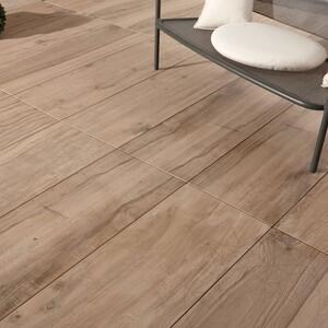 Szintezett kő L'ALTRA PIETRA Harena Holz Noce, 40 X 120 X 2 cm, R11 - Csúszásmentes kültéri használatra